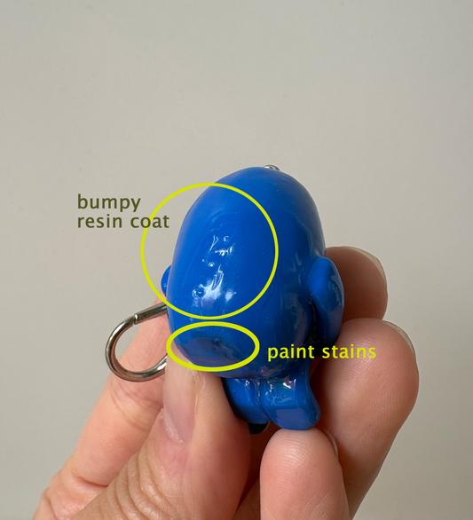 Imperfect Metro Anxious Guy Keychain (discounted) Indigopearl