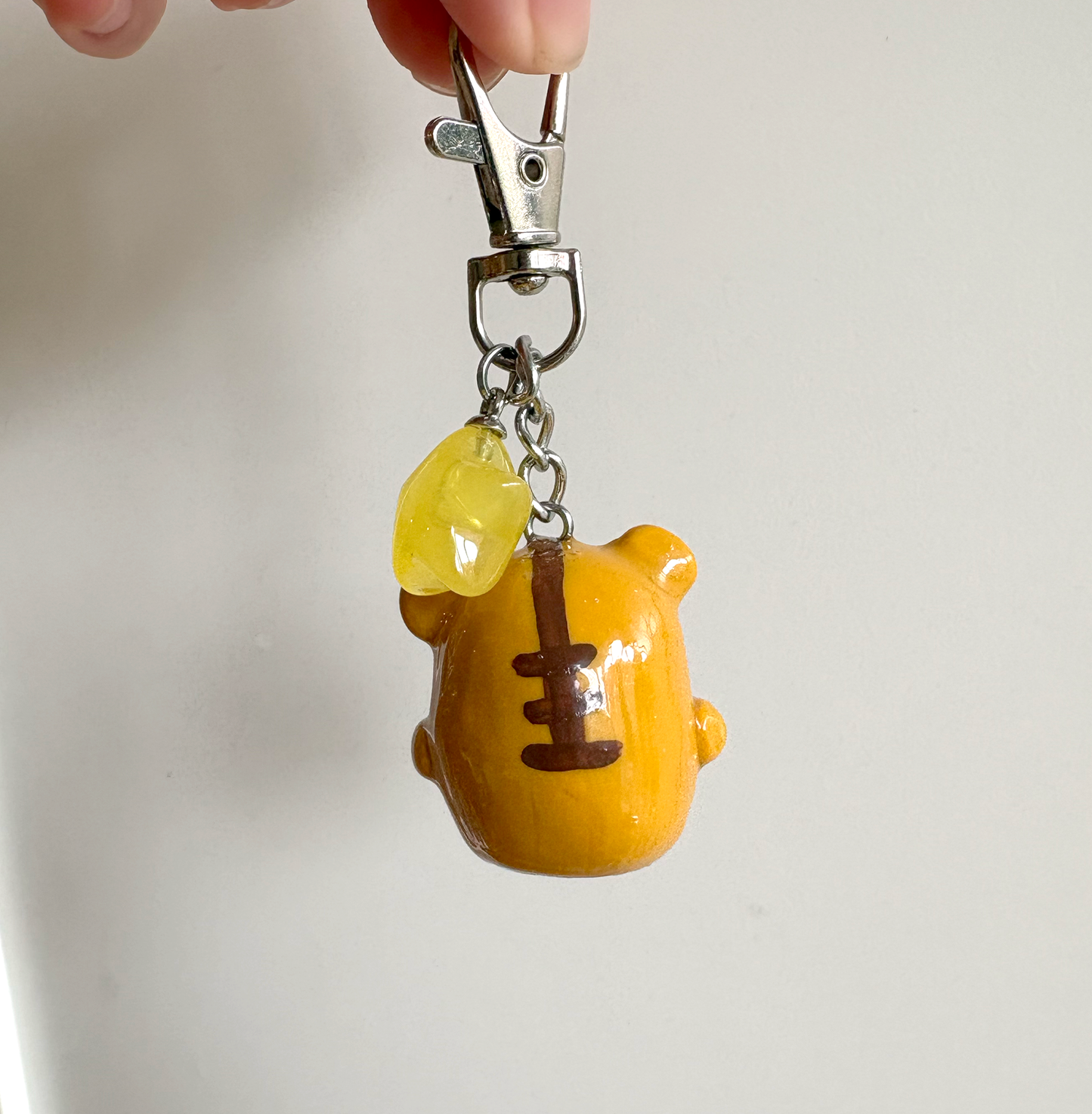 Tiger Anxious Guy Keychain Indigopearl