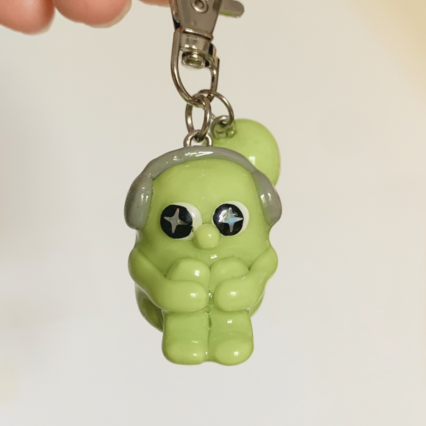 Tennis Ball Anxious Guy Keychain Indigopearl