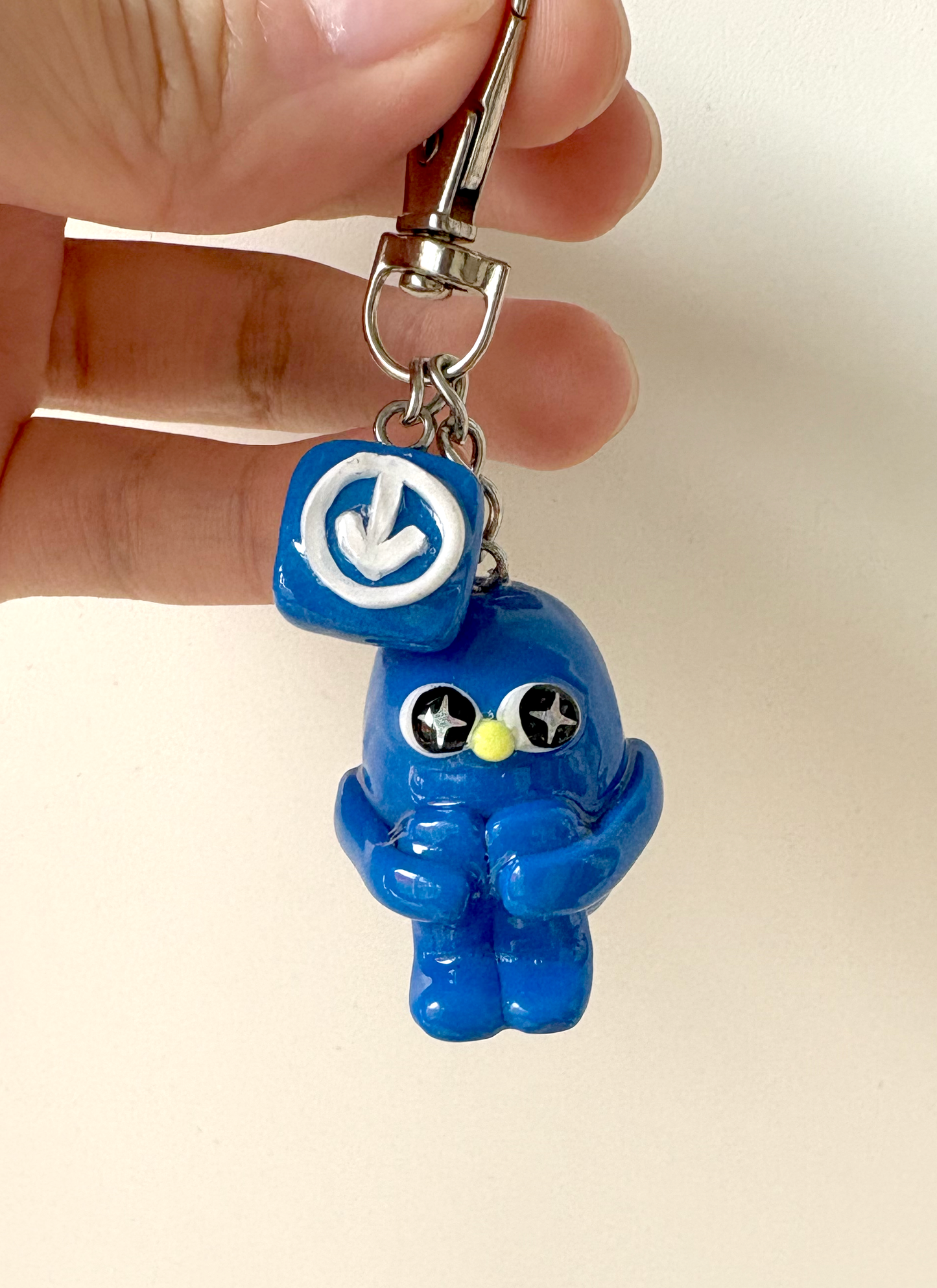 Imperfect Metro Anxious Guy Keychain (discounted) Indigopearl