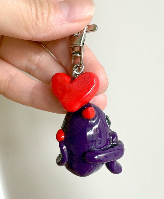 Devil Anxious Guy Keychain Indigopearl