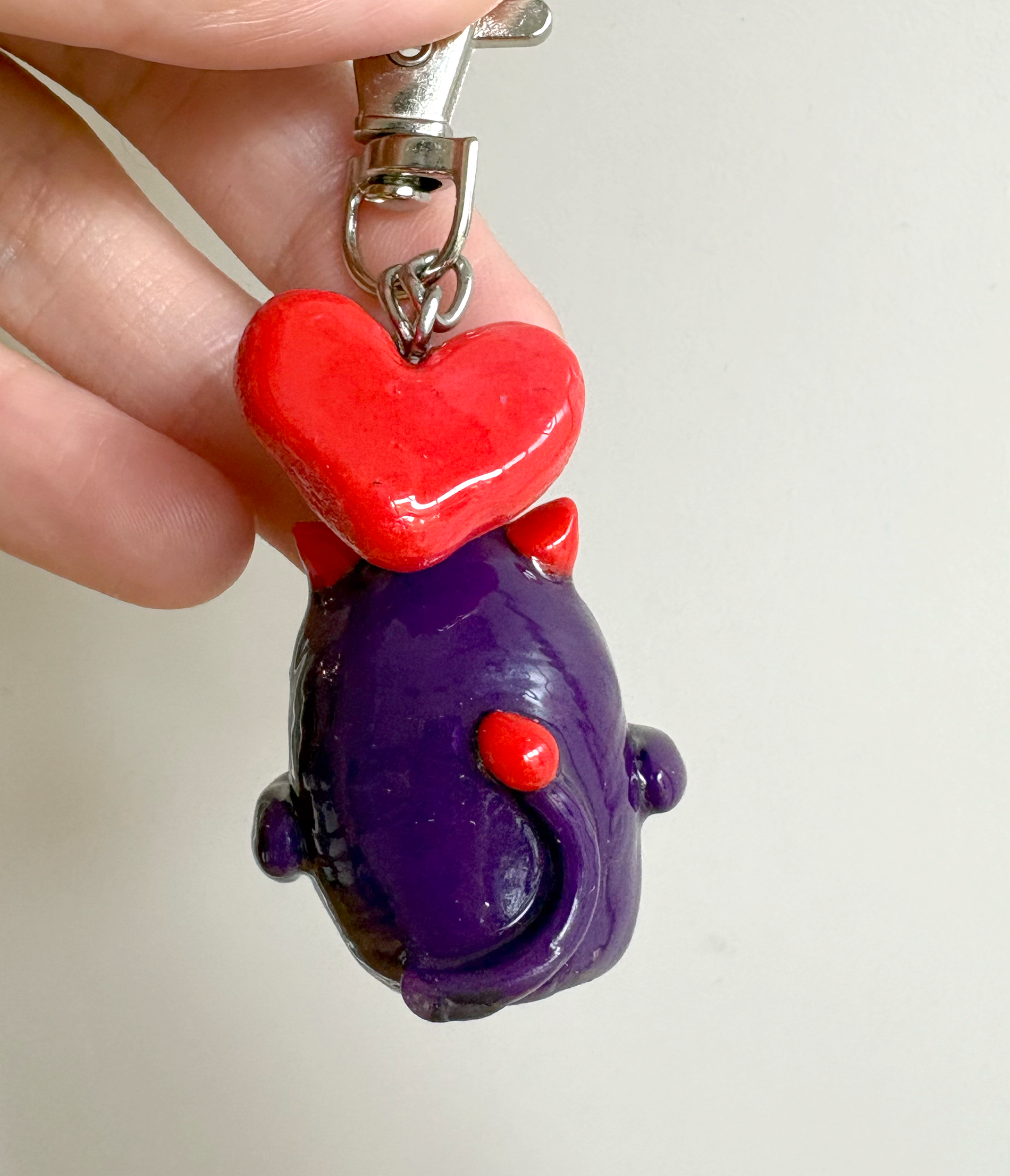 Devil Anxious Guy Keychain Indigopearl