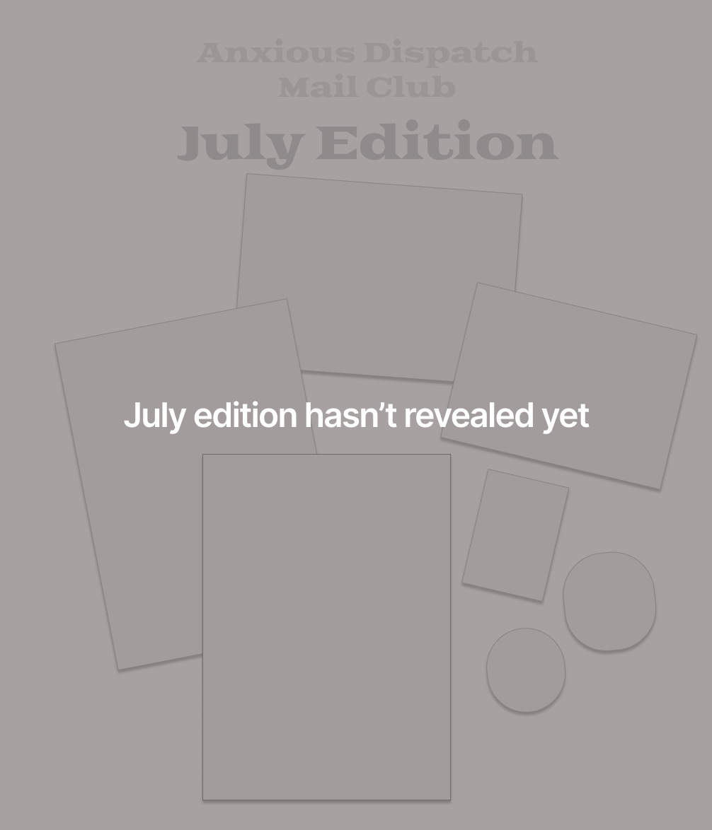 [Art Mail Club] Anxious Dispatch - Join now and Receive July Issue! Indigopearl