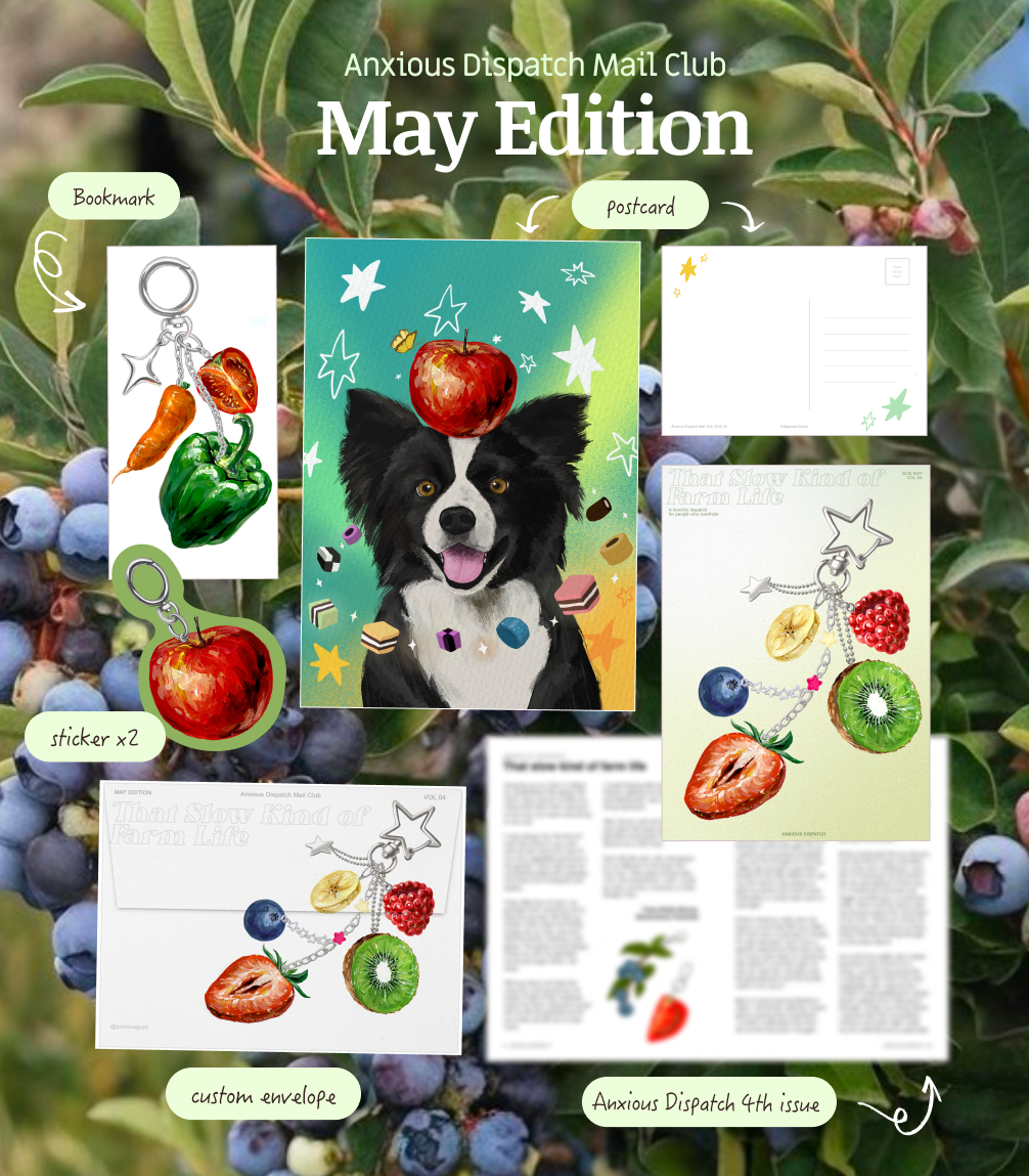 [Art Mail Club] Anxious Dispatch - Join now and Receive May Issue! Indigopearl
