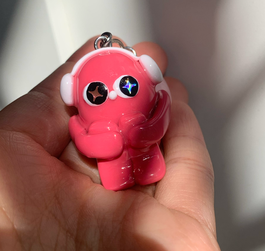 Pink Anxious Guy Indigopearl Studio