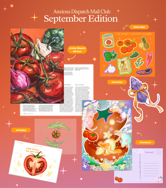[Art Mail Club] Anxious Dispatch - Join Now and Receive September Issue! Indigopearl