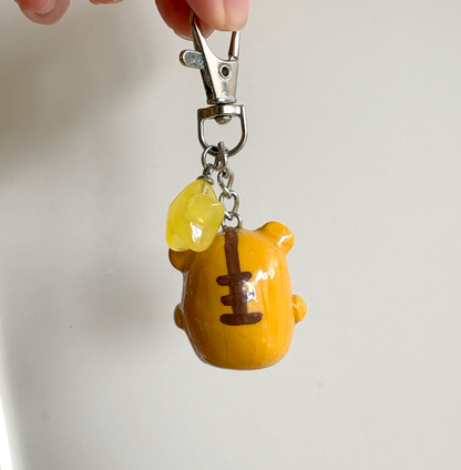 Tiger Anxious Guy Keychain Indigopearl