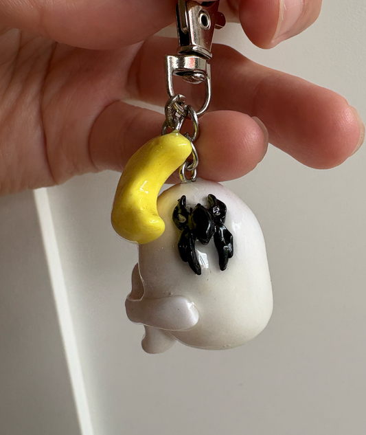 Imperfect Spider Bitten Anxious Guy Keychain (discounted) Indigopearl